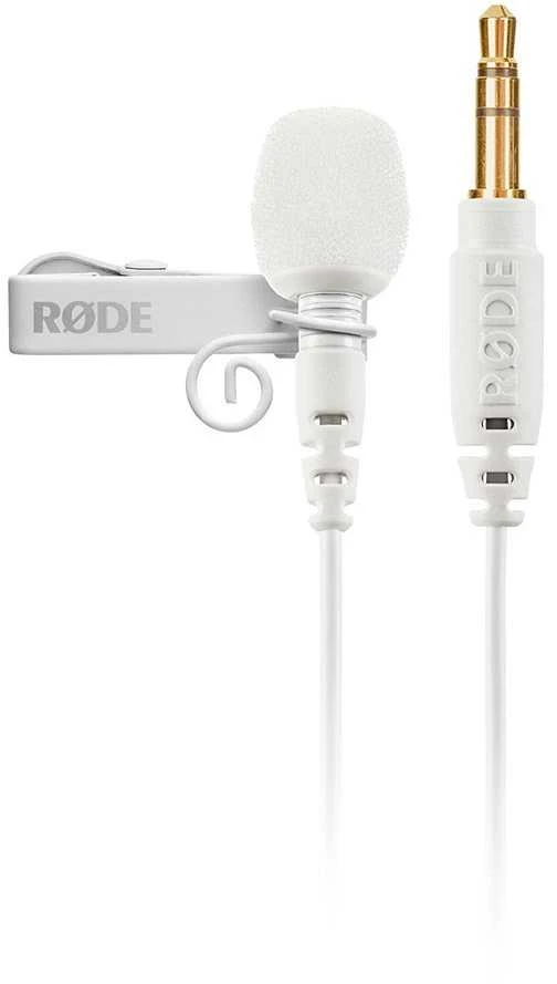 Rode lavalier go baltas – mikrofonas lavalier