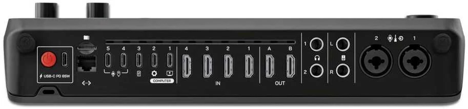 „Rodecaster“ vaizdo įrašų ir podkastų kūrimo studija
