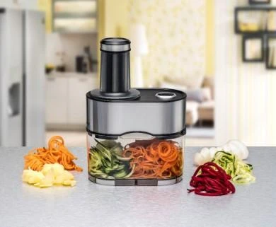 Rommelsbacher elektrinė daržovių pjaustyklė su 5 peiliais, 2,5 l talpa, EGS 80