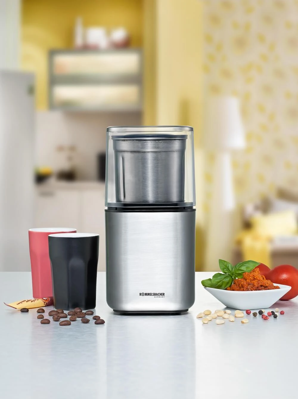 Kavamalė Rommelsbacher Spice and Coffee Grinder EGK 200 Nerūdijantis plienas, 200 W