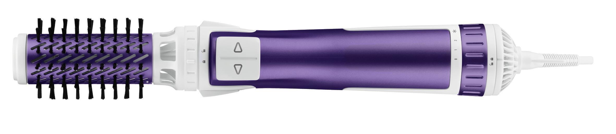 Besisukantis plaukų šepetys Rowenta Active Voume&Shine + lokówka CF 9530 Active ( 1000 W , Violetinė )