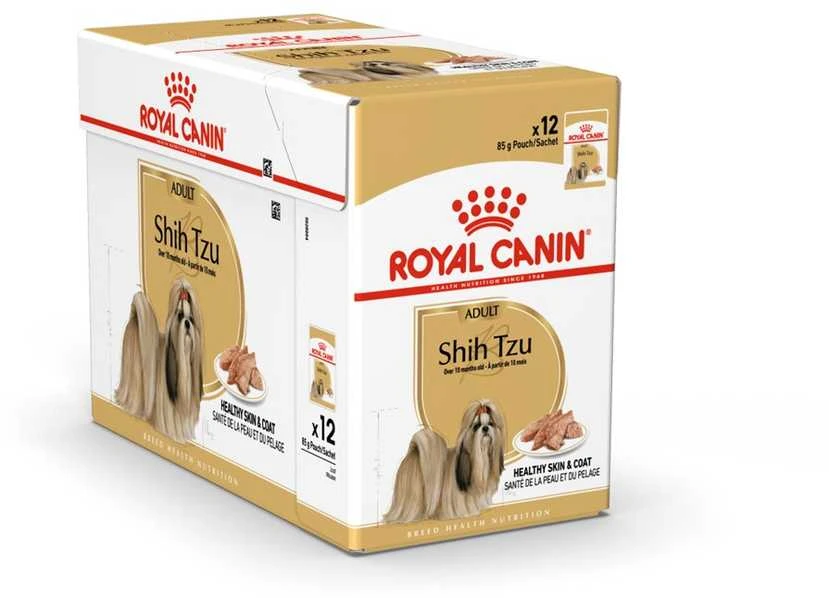 ROYAL CANIN BHN Shih Tzu Adult pašteto pavidalu - šlapias ėdalas suaugusiems šunims - 12 x 85 g