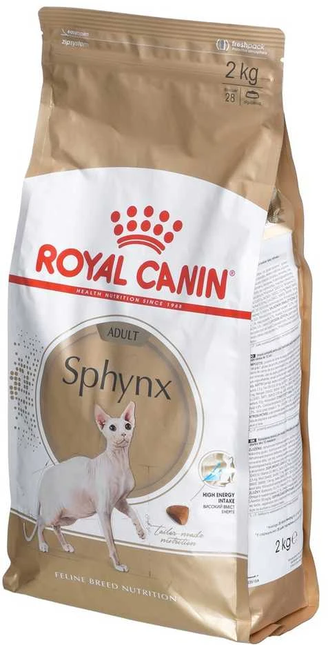 ROYAL CANIN Sphynx 2kg, sfinksų veislės suaugusių kačių sausas pašaras