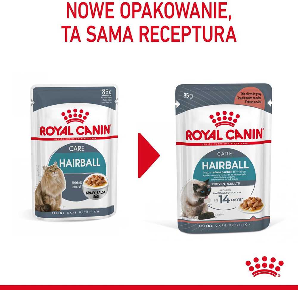 Royal Canin FCN Cat Hairball Care Gravy padažas 12x85 g