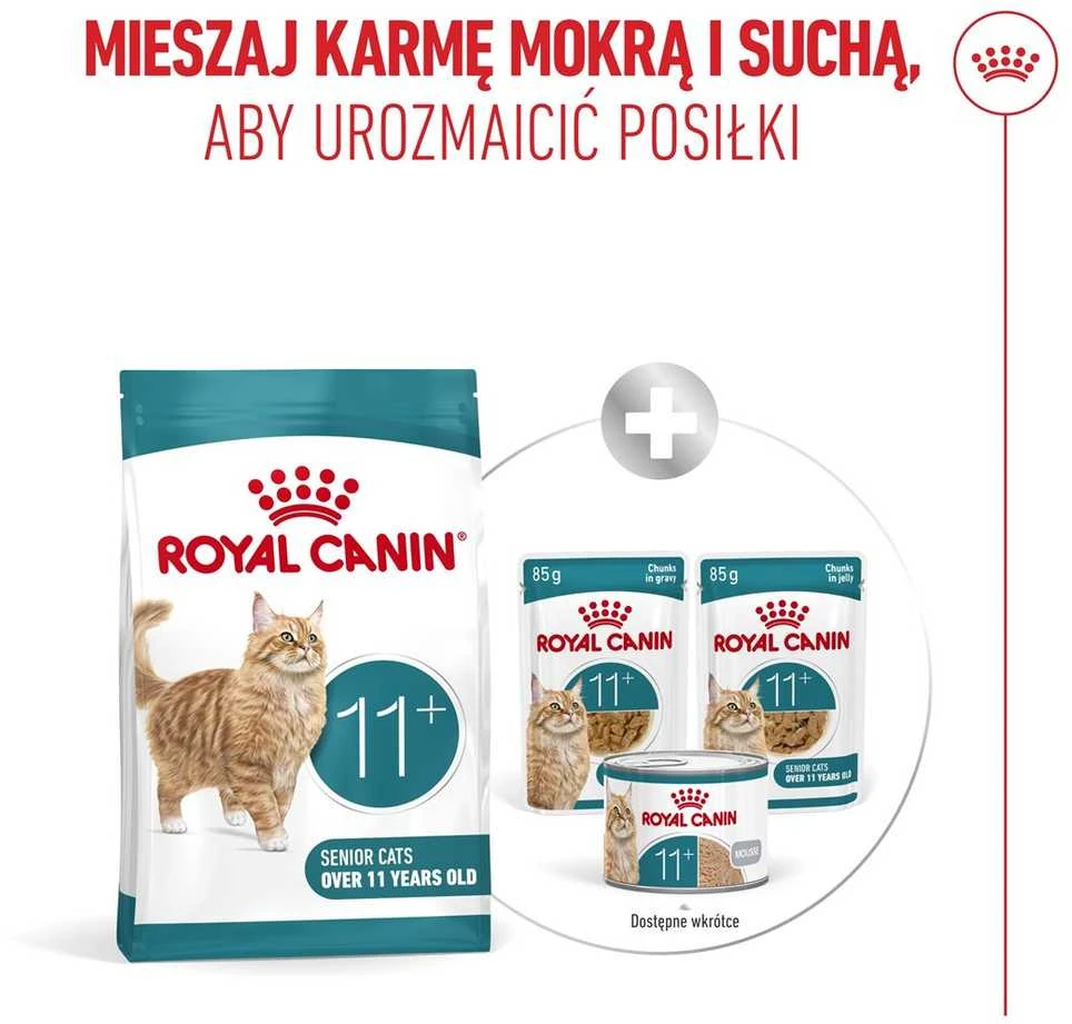 Kačių Maistas - Royal Canin Ageing 11+ Sausas 2kg Baltymai 30% Riebalai 17% Paukštiena