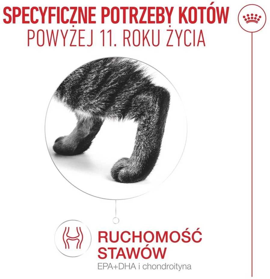 Kačių Maistas - Royal Canin Ageing 11+ Sausas 2kg Baltymai 30% Riebalai 17% Paukštiena