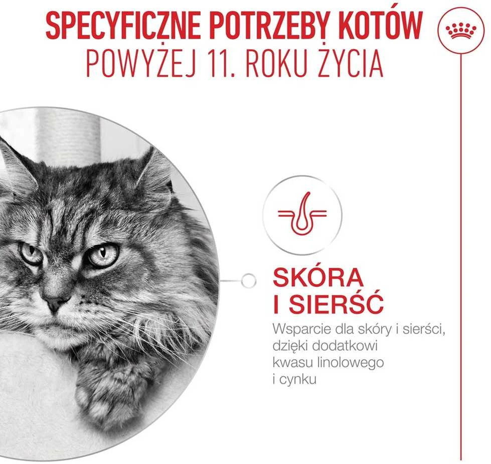 Kačių Maistas - Royal Canin Ageing 11+ Sausas Kačių Maistas 4kg, 30% Baltymų, 12.5% Riebalų