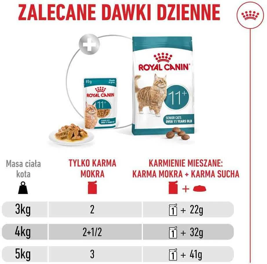 Kačių Maistas - Royal Canin Ageing 11+ Gabaliukai padaže 12x85g