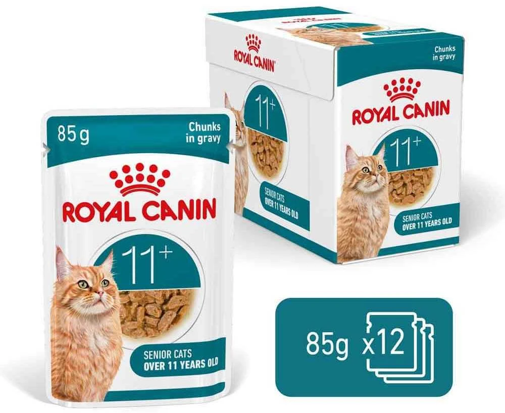Kačių Maistas - Royal Canin Ageing 11+ Gabaliukai padaže 12x85g