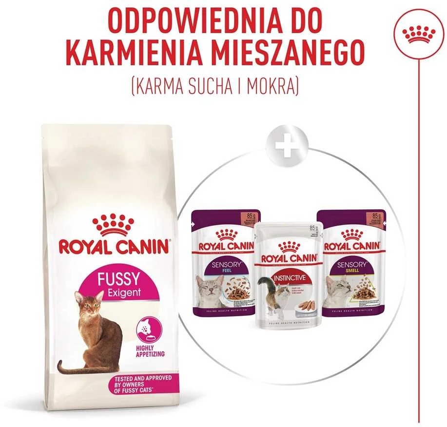 Kačių Maistas - Royal Canin Savour Exigent Sausas Kačių Maistas 400g Paukštienos Skonio