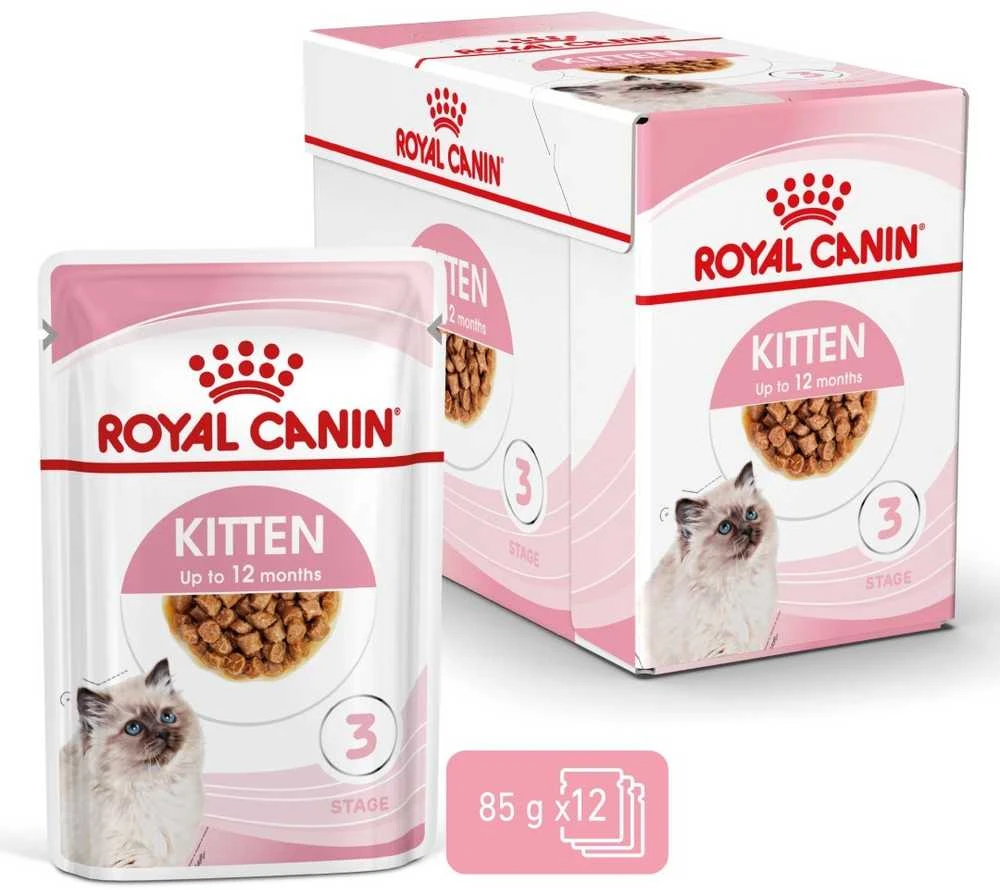 Royal canin fhn kitten Instinctive želė - šlapias maistas kačiukams - 12x85g