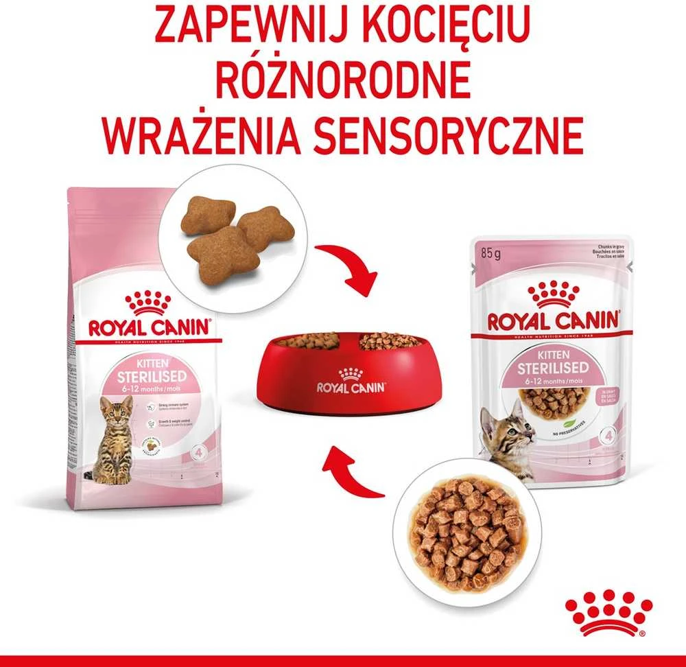 Drėgnas Kačių Maistas - Royal Canin Sterilised Gravy, 12x85g
