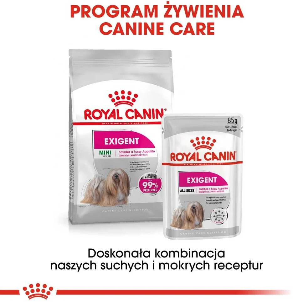 ROYAL CANIN CCN MINI EXIGENT 1kg, mažų veislių, suaugusių, išrankių šunų sausas pašaras