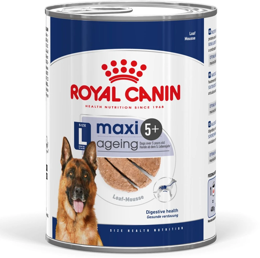 ROYAL CANIN SHN Maxi Ageing Loaf konservas šunims, 410 g
