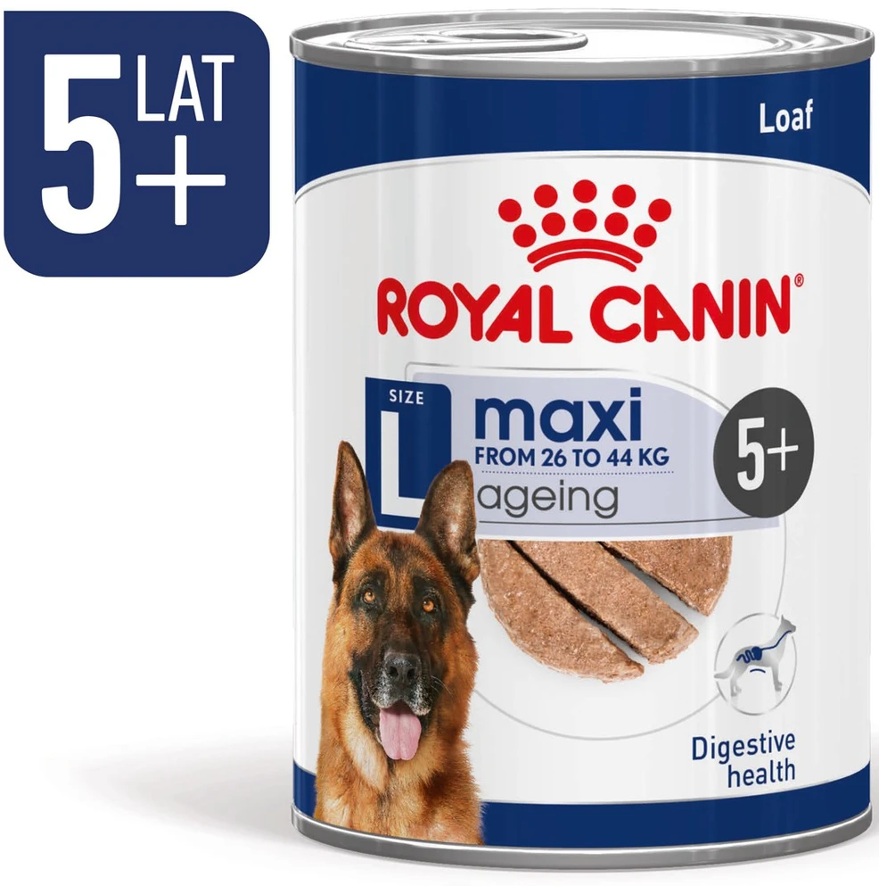 ROYAL CANIN SHN Maxi Ageing Loaf konservas šunims, 410 g