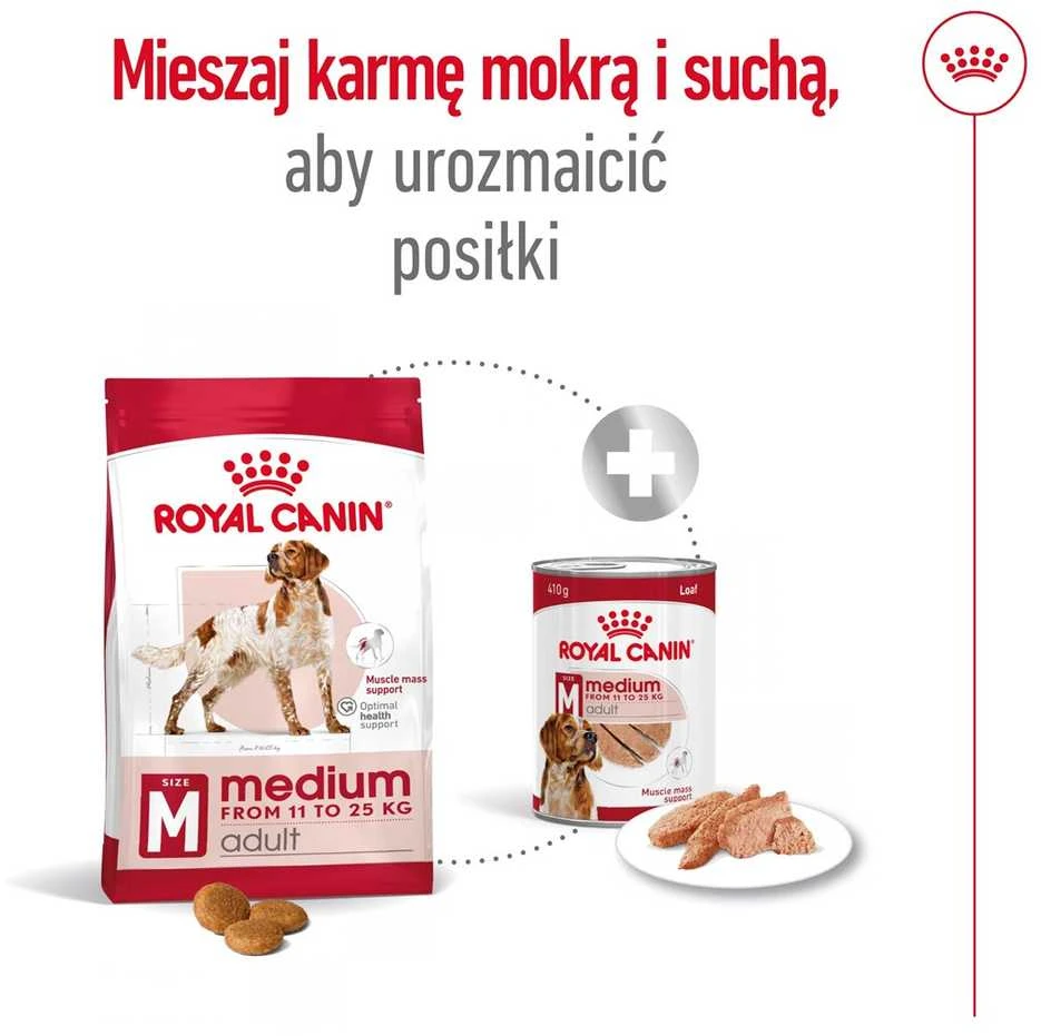 Sausas Šunų Maistas - Royal Canin Shn Medium Adult 15kg