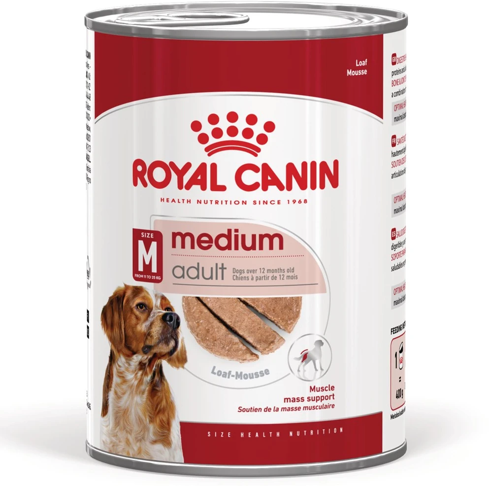 ROYAL CANIN SHN konservuotas sausas maistas suaugusiems vidutinio dydžio šunims, 410 g