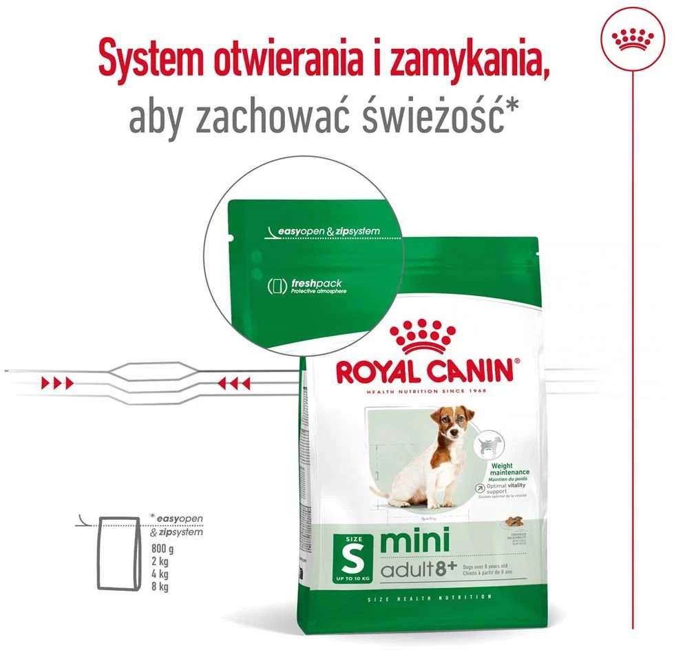 Royal canin shn mini adult 8+ - sausas maistas suaugusiam šuniui - 8kg