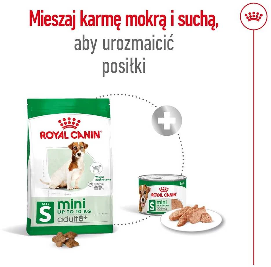 Royal canin shn mini adult 8+ - sausas maistas suaugusiam šuniui - 8kg
