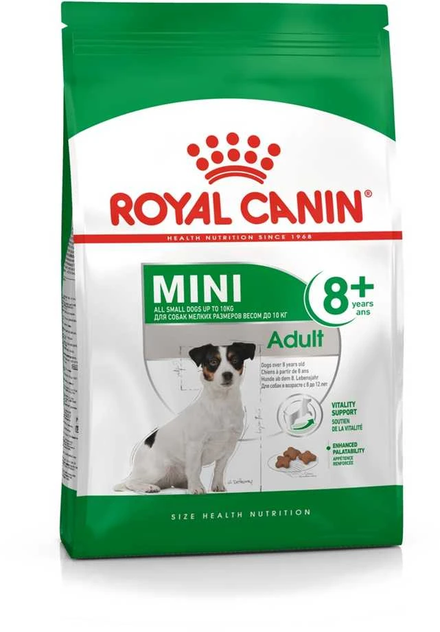 Royal canin shn mini adult 8+ - sausas maistas suaugusiam šuniui - 8kg