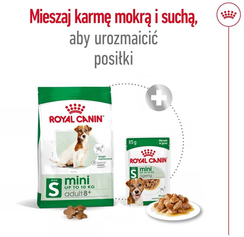 Royal canin shn mini adult 8+ - sausas maistas suaugusiam šuniui - 8kg