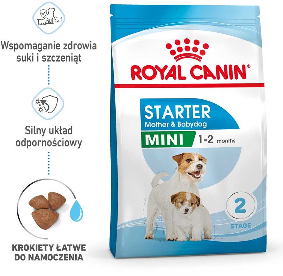 Sausas Šunų Maistas - Royal Canin Shn Mini Starter Mama Ir Šuniukas 4kg