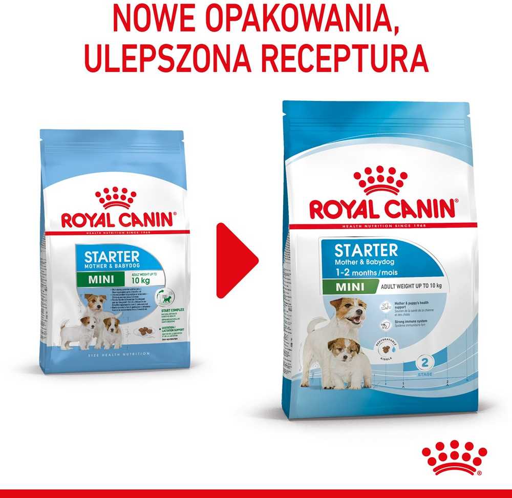 Sausas Šunų Maistas - Royal Canin Shn Mini Starter Mama Ir Šuniukas 4kg