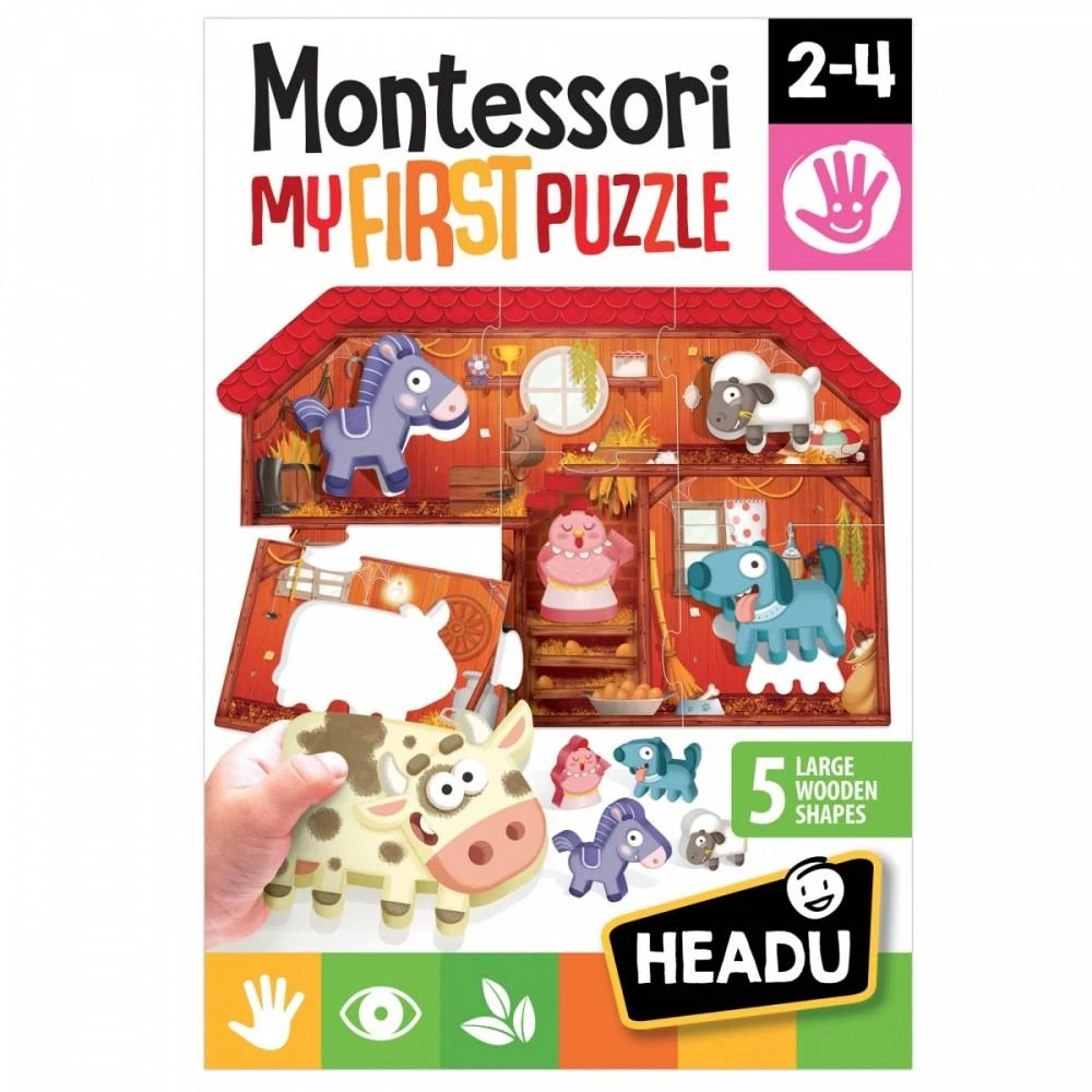 HEADU „Montessori“ pirmoji dėlionė „Ūkis“