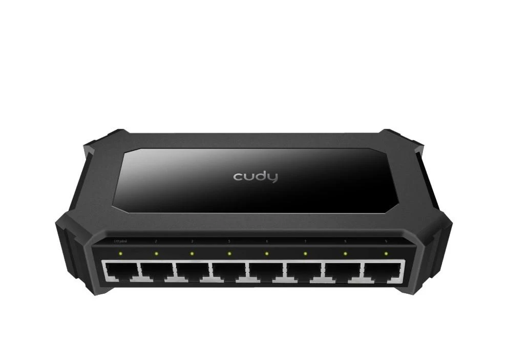 Šakotuvas Tinklo Įranga - Cudy Jungiklis GS108D 8-Port 1Gbps 150x80x65mm