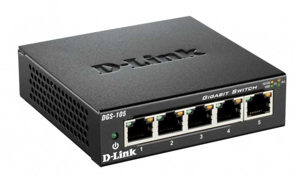 Šakotuvas D-Link DLINK DGS-105/E 5 prievadų Gigabit jungiklis
