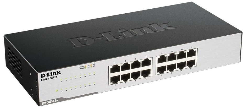 Šakotuvas D-Link GO-SW-16G/E