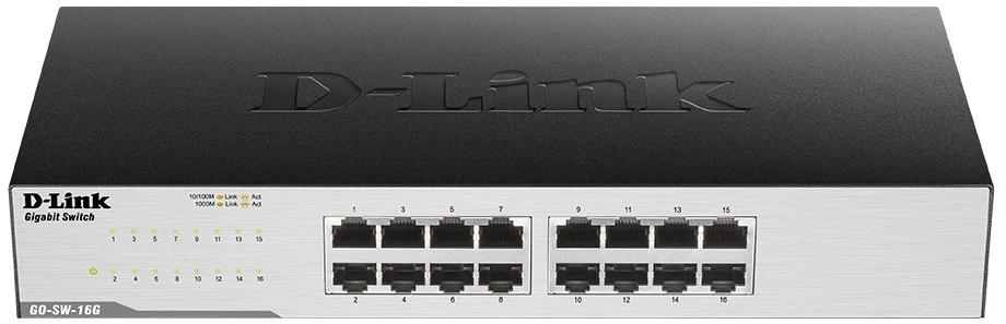 Šakotuvas D-Link GO-SW-16G/E