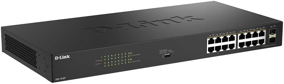 Šakotuvas Switch D-Link DGS-1018P/E