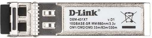 Šakotuvas D-Link Transceiver dem-431xt/10 sfp+ moduł 10-pack