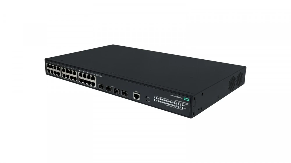 Šakotuvas Hewlett Packard (HP) komutatorius nw cw 2050 24g poe+ 4f 420w s6x72a