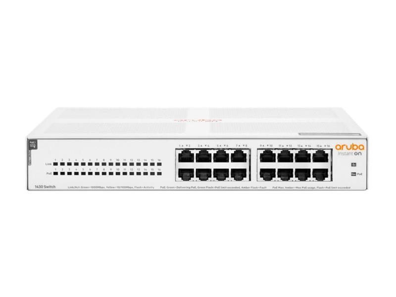 Šakotuvas Hp Enterprise Hewlett Packard (HP) HPE Aruba Instant On 1430 16G Class4 PoE 124W jungiklis