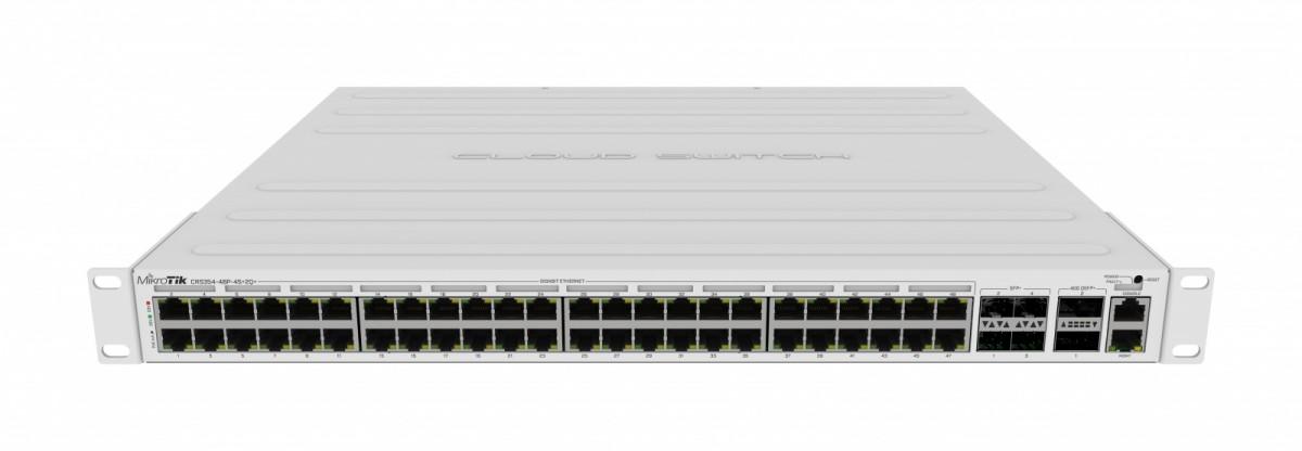 Maršrutizatorius MIKROTIK L5 48x 1GbE PoE jungtys 4x 10GbE SFP+ 2x 40Gbps QSFP+ 1U stovo montavimas