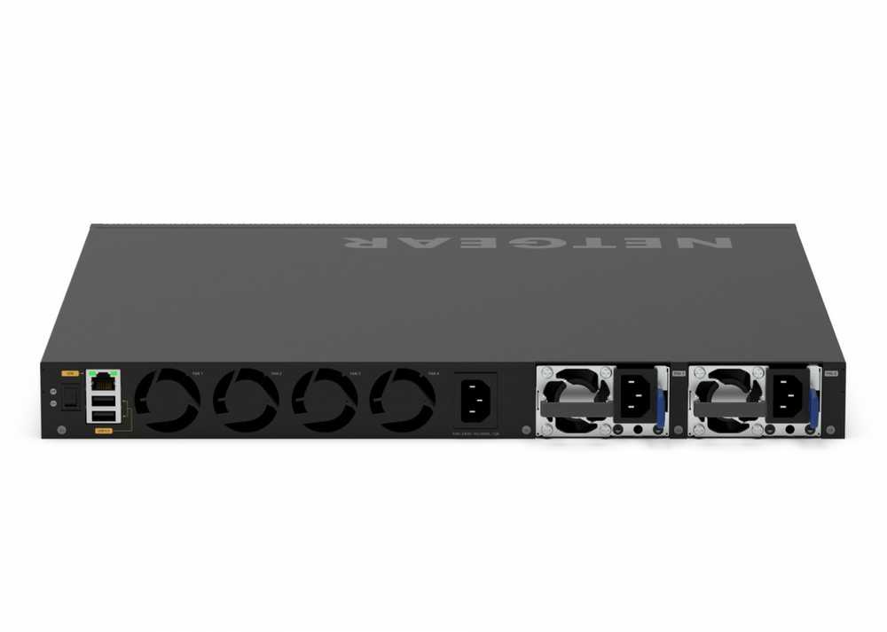 Šakotuvas NETGEAR GSM4352 valdomas L3 gigabito Ethernet (10/100/1000) maitinimas per Ethernet (PoE) 1U Juodas