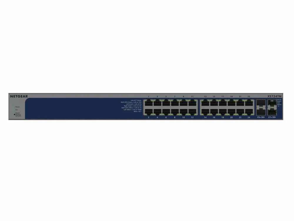 Šakotuvas Tinklo Įranga - Netgear XS724TM 24-Port 10/25G Ethernet Switch