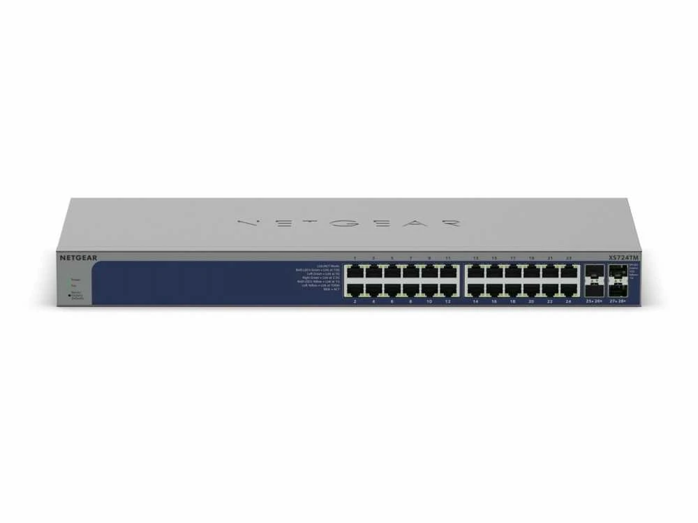 Šakotuvas Tinklo Įranga - Netgear XS724TM 24-Port 10/25G Ethernet Switch