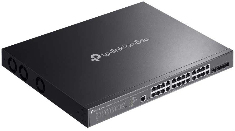Šakotuvas TP-Link Komutatorius sg3428xmpp 24xge poe+ 4xsfp+