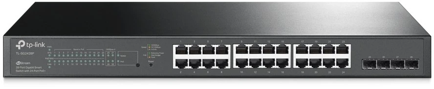SWITCH POE TL-SG2428P 24 PRIEVADŲ SFP TP-LINK