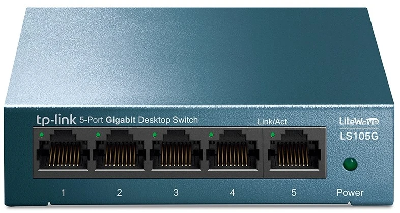 Šakotuvas SWITCH TL-LS105G 5 PRIEVADŲ TP-LINK