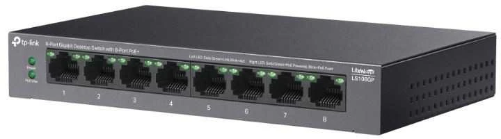 Šakotuvas TP-Link Jungiklis ls108gp 8xge poe+