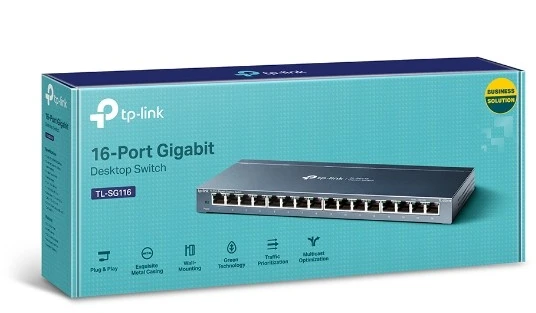 TP-Link 16-Port Gigabit Desktop Network Switch