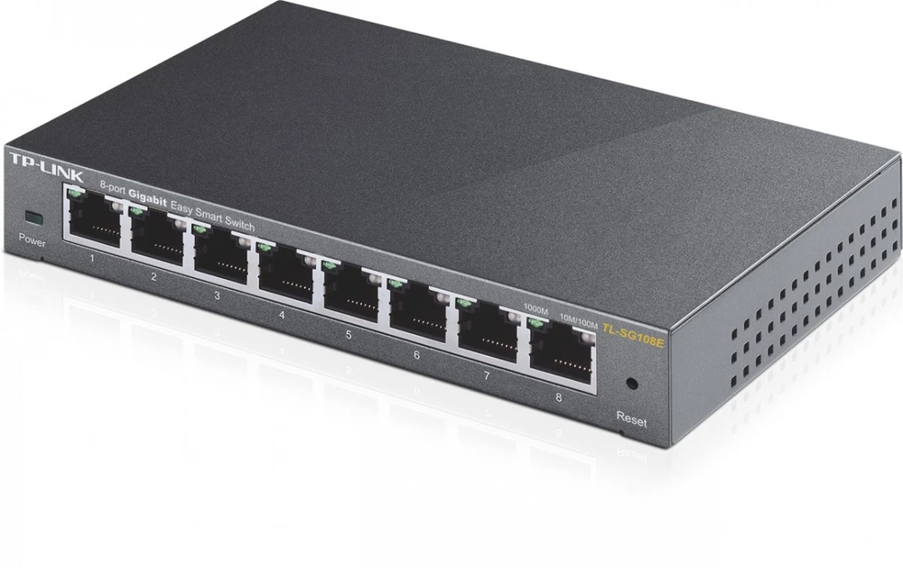 Šakotuvas SWITCH TL-SG108E 8 PRIEVADŲ TP-LINK
