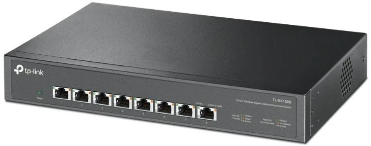 Šakotuvas TP-Link 8-PORT 10G MULTI-GIGABIT SWITCH - 8 10G RJ45 PORTS
