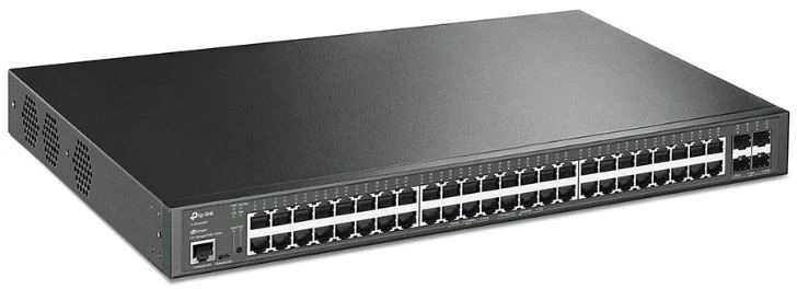 Šakotuvas TP-Link Przełącznik zarządzalny sg3452xp 48xge poe+ 4xsfp+