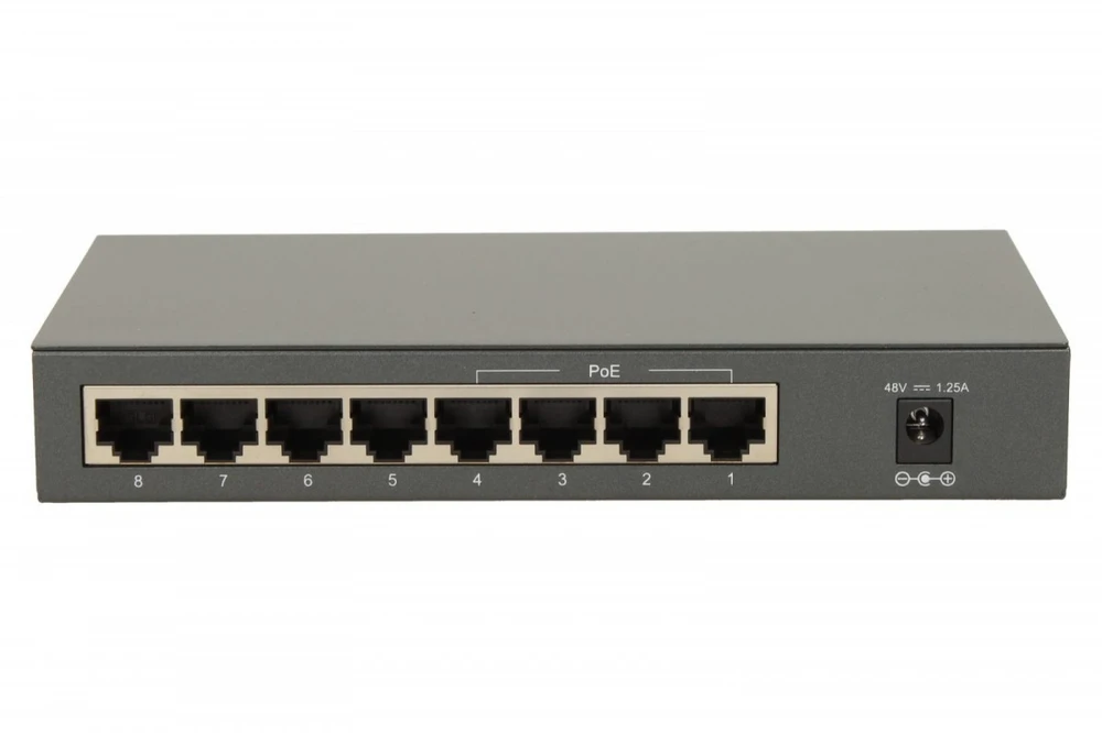 Šakotuvas TP-LINK | Switch | TL-SF1008P | Unmanaged | Desktop | 10/100 Mbps (RJ-45) jungtys quantity 8 | Power over Ethernet (PoE) jungtys quantity 4 | Power supply type External