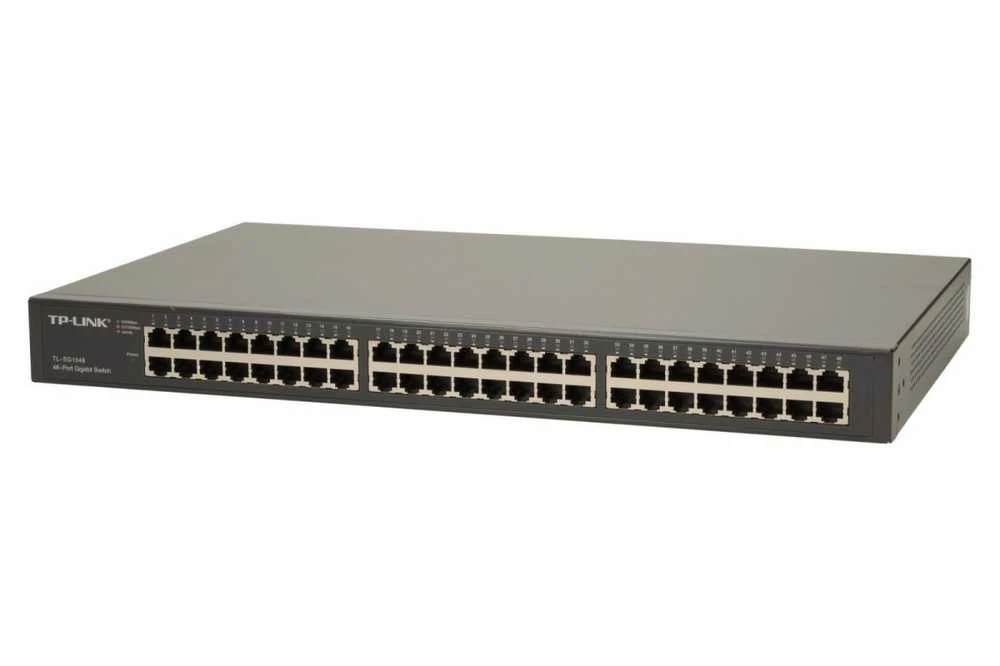 Šakotuvas TP-Link 48-PORT 1G UNMANAGED SWITCH - 48 1G RJ45 STEEL CASE